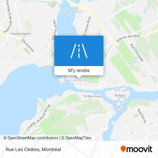 Rue Les Cèdres plan