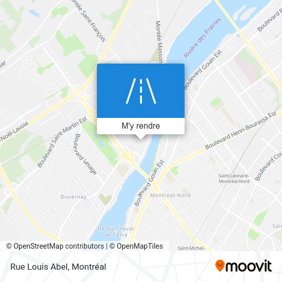 Rue Louis Abel plan