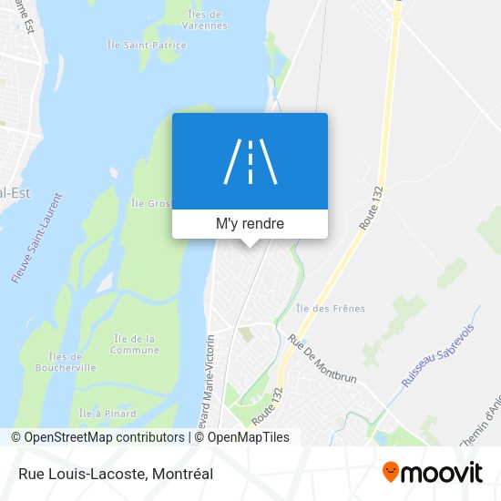 Rue Louis-Lacoste plan