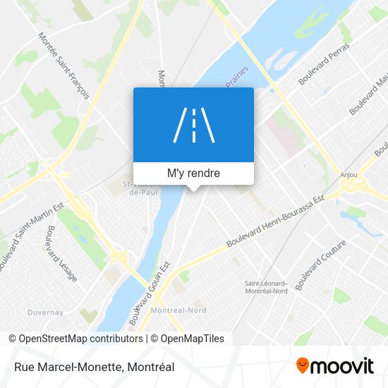 Rue Marcel-Monette plan