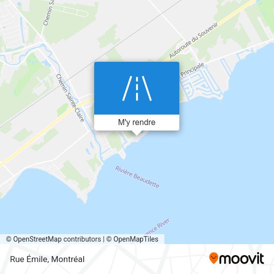 Rue Émile plan