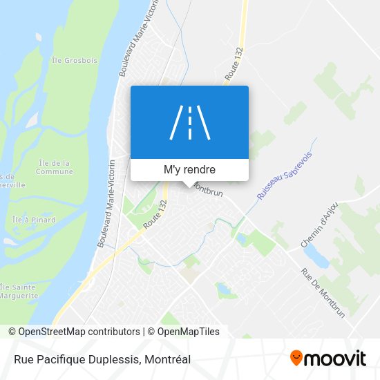 Rue Pacifique Duplessis plan