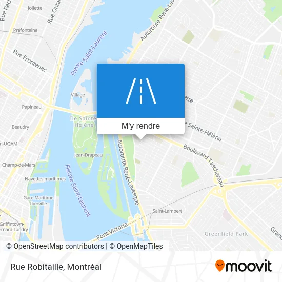 Rue Robitaille plan