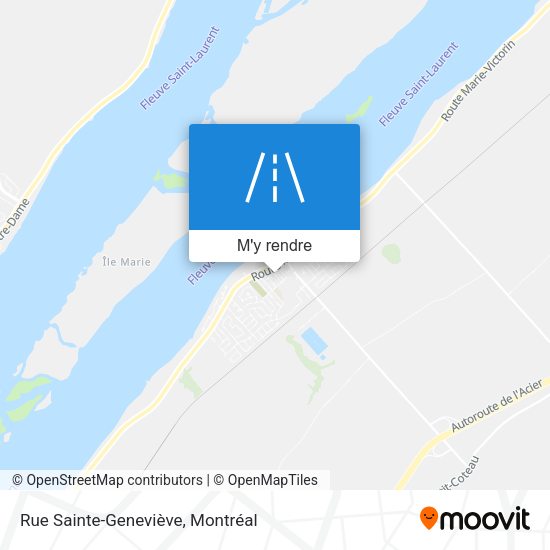 Rue Sainte-Geneviève plan