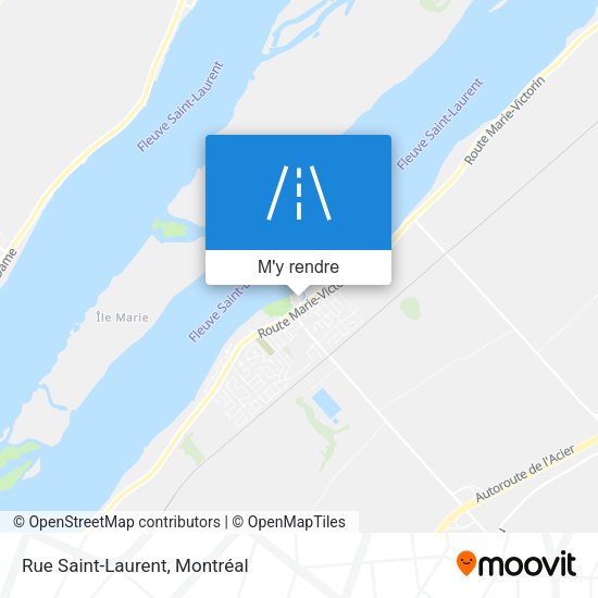 Rue Saint-Laurent plan