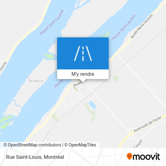 Rue Saint-Louis plan