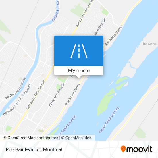 Rue Saint-Vallier plan