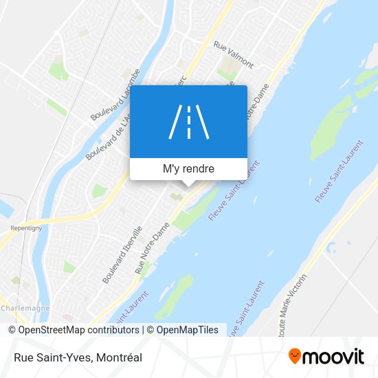 Rue Saint-Yves plan