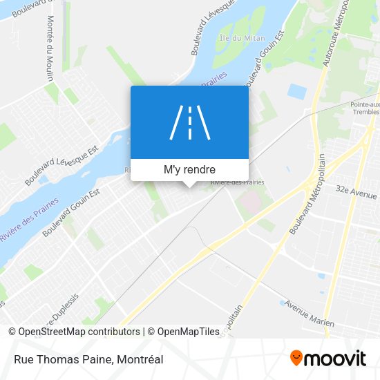 Rue Thomas Paine plan