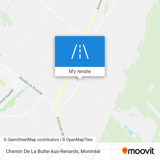 Chemin De La Butte-Aux-Renards plan