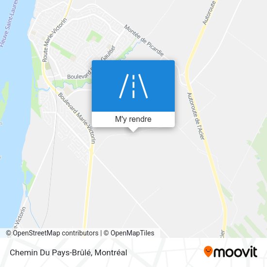 Chemin Du Pays-Brûlé plan