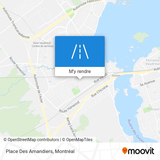 Place Des Amandiers plan