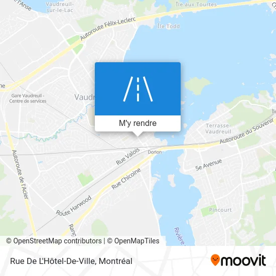 Rue De L'Hôtel-De-Ville plan