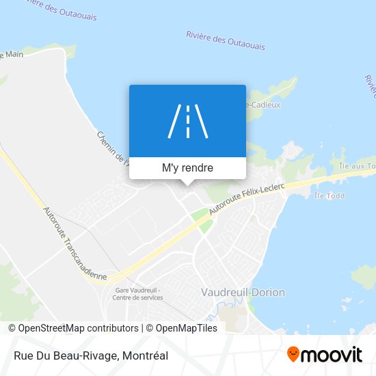Rue Du Beau-Rivage plan