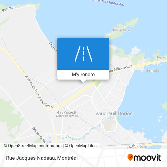 Rue Jacques-Nadeau plan