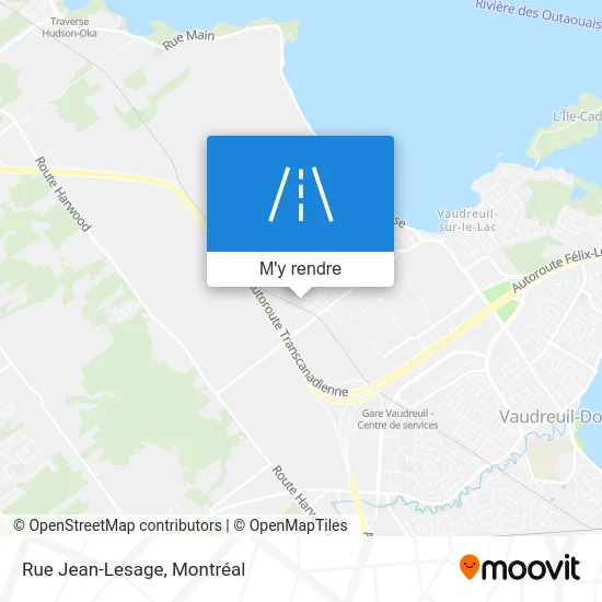 Rue Jean-Lesage plan