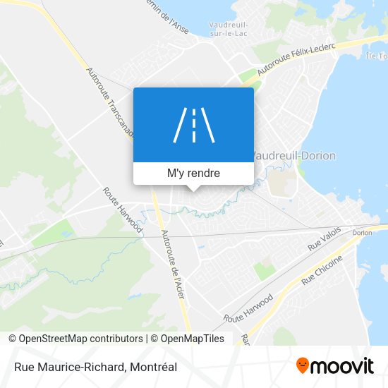 Rue Maurice-Richard plan