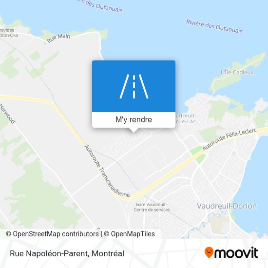Rue Napoléon-Parent plan