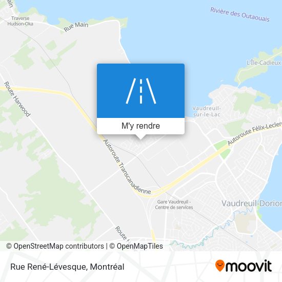 Rue René-Lévesque plan