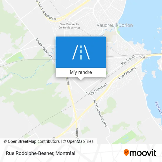 Rue Rodolphe-Besner plan