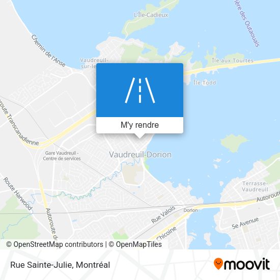 Rue Sainte-Julie plan