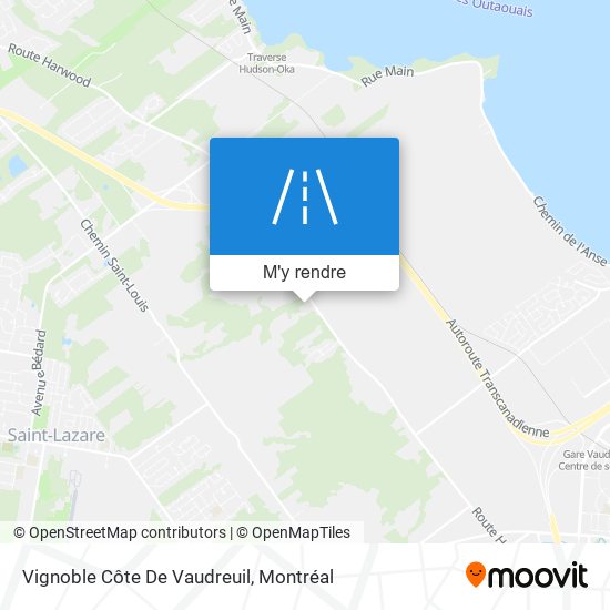 Vignoble Côte De Vaudreuil plan
