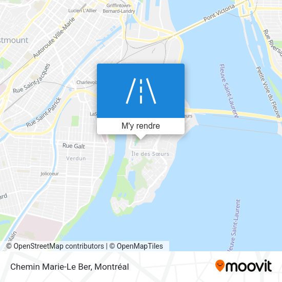 Chemin Marie-Le Ber plan