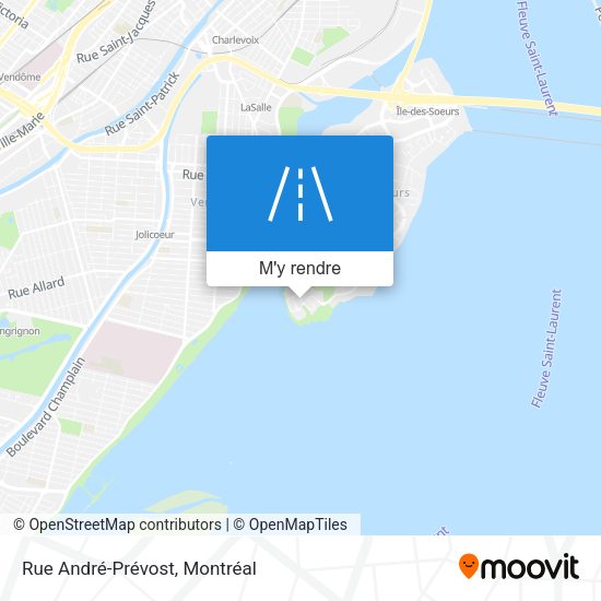 Rue André-Prévost plan