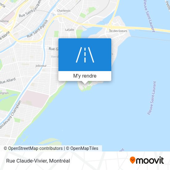 Rue Claude-Vivier plan
