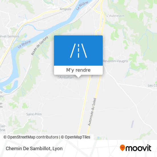 Chemin De Sambillot plan