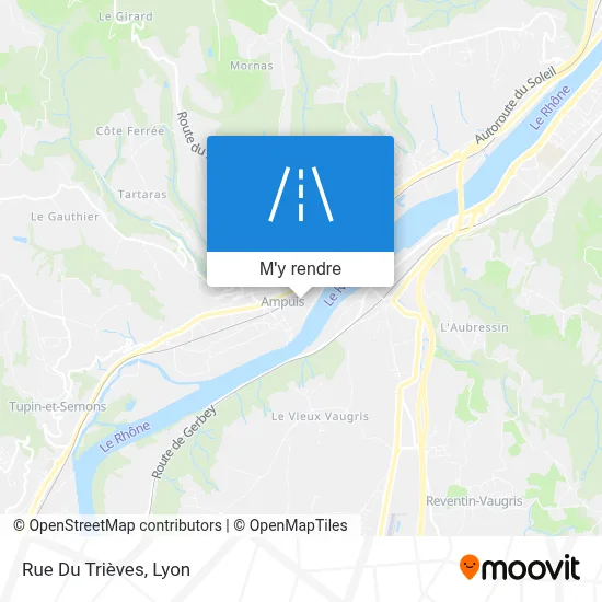 Rue Du Trièves plan