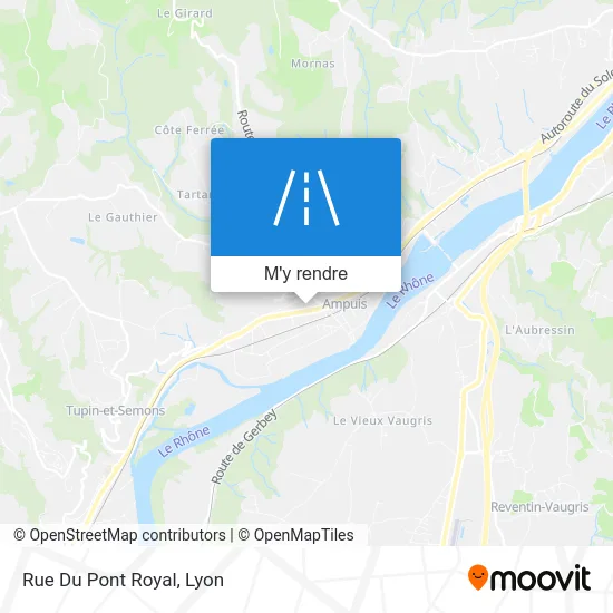 Rue Du Pont Royal plan