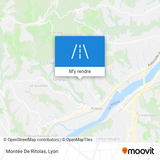Montée De Ritolas plan