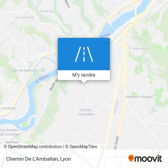 Chemin De L'Amballan plan