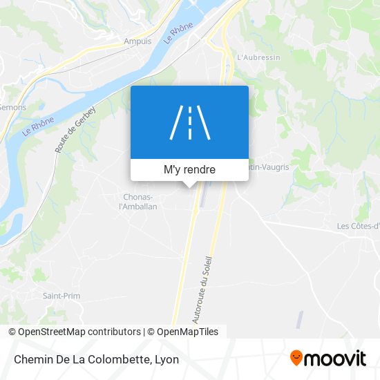 Chemin De La Colombette plan