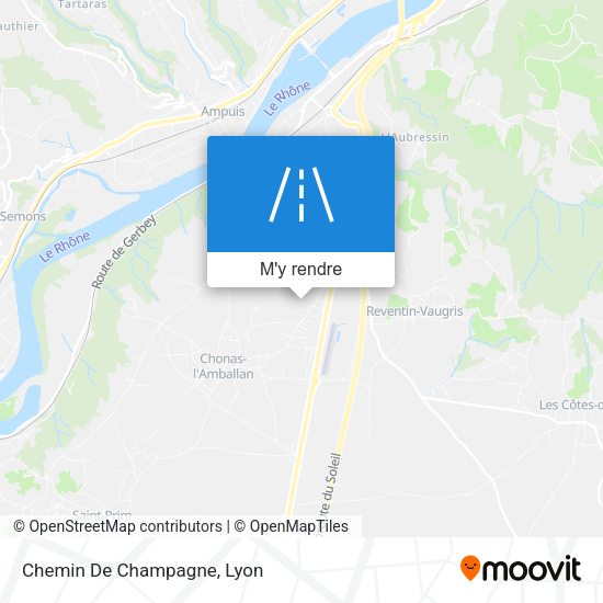 Chemin De Champagne plan