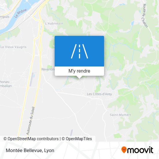Montée Bellevue plan