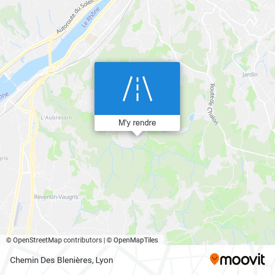 Chemin Des Blenières plan