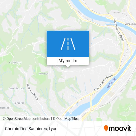 Chemin Des Saunières plan