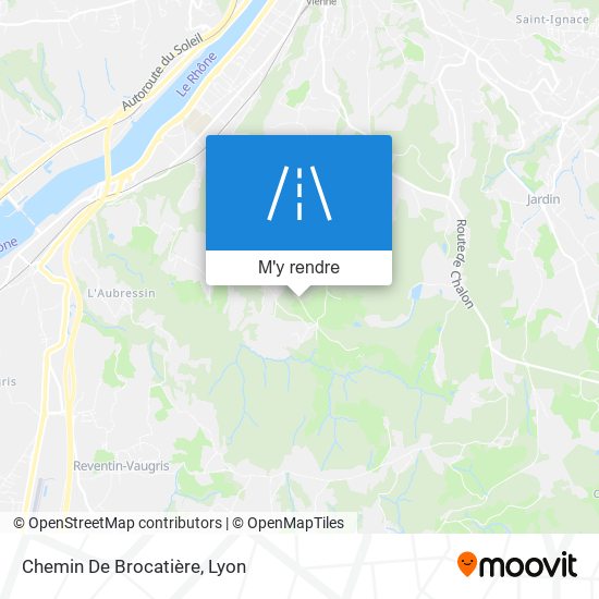 Chemin De Brocatière plan