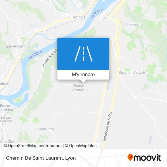 Chemin De Saint-Laurent plan
