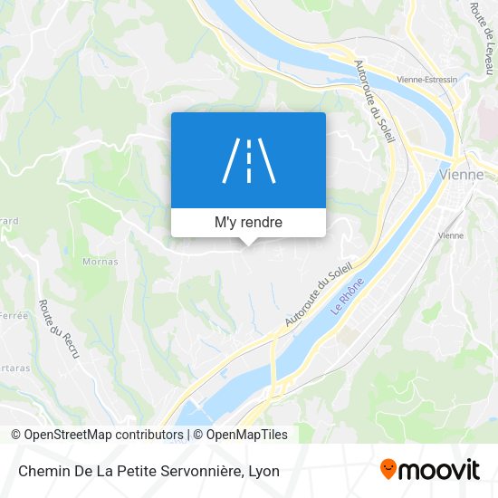 Chemin De La Petite Servonnière plan