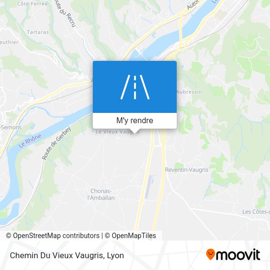 Chemin Du Vieux Vaugris plan