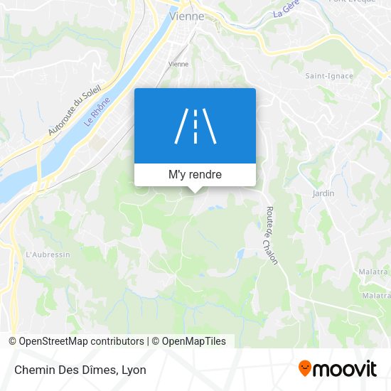 Chemin Des Dîmes plan
