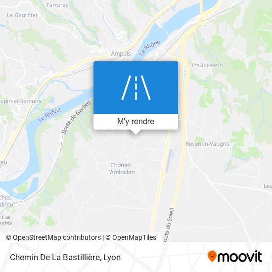 Chemin De La Bastillière plan