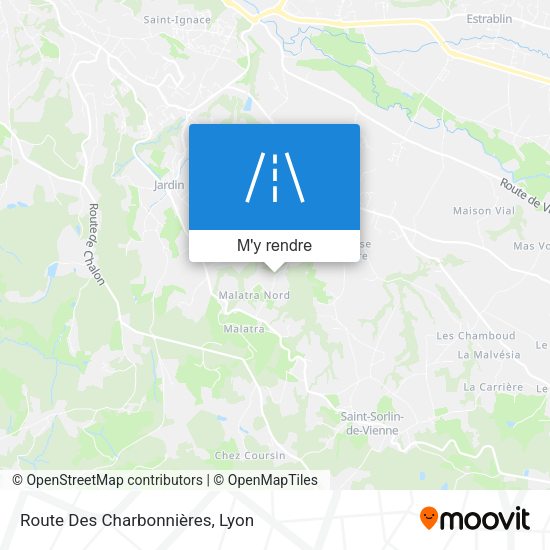 Route Des Charbonnières plan