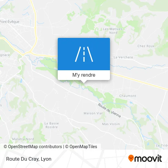 Route Du Cray plan