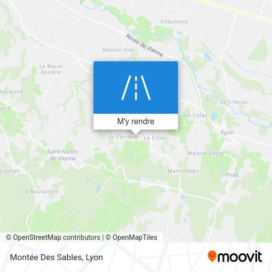 Montée Des Sables plan