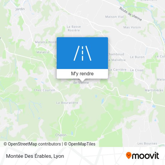 Montée Des Érables plan