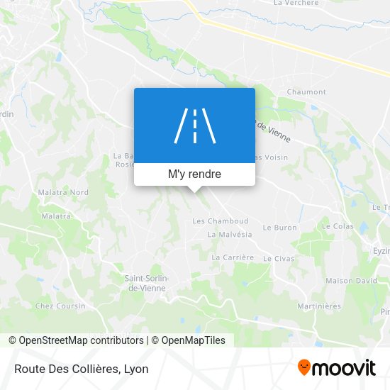 Route Des Collières plan